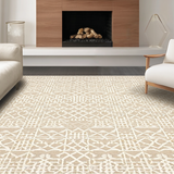Chic Neutral Geometric Motif(Beige)