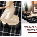 Minimalist Graphic Tile Arrangement(Black)