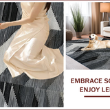 Rustic Contemporary Checkerboard Style(Black)