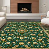 Rustic Diamond Motif with Beige Highlights(Green)