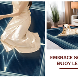 Contemporary Round Patterned Aesthetic(Blue)