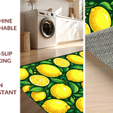 Ultra Soft Area Rug, Non Slip, Stain Resistant, Washable Area Rugs for Living Room, Bedroom, Cheerful Playful Fruit Aesthetic(Yellow)