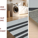 Contemporary Striped Monochrome Style(Black)