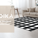 Elegant Black and White Checkerboard(Black)