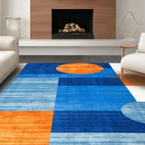 Dynamic Multi Tone Abstract Artwork(Blue)