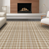 Ultra Soft Area Rug, Non Slip, Stain Resistant, Washable Area Rugs for Living Room, Bedroom, Trendy Contemporary Geometric Style(Beige)