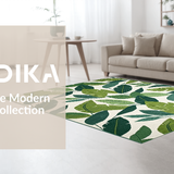 Ultra Soft Area Rug, Non Slip, Stain Resistant, Washable Area Rugs for Living Room, Bedroom, Serene Nature-Inspired Bath Accessory(Green)