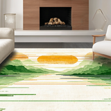 Lively Abstract Waveform Aesthetic(Green)