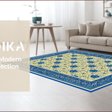Ultra Soft Area Rug, Non Slip, Stain Resistant, Washable Area Rugs for Living Room, Bedroom, Intricate Pattern Neutral Home Office Area Rug(Beige)