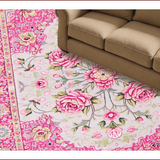 Ultra Soft Area Rug, Non Slip, Stain Resistant, Washable Area Rugs for Living Room, Bedroom, Soft Pink Vintage Aesthetic(Pink)