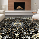 Sophisticated Monochrome Ogee Design(Black)