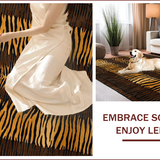 Ultra Soft Area Rug, Non Slip, Stain Resistant, Washable Area Rugs for Living Room, Bedroom, Luxurious Multicolor Animal Fusion(Brown)