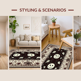 Mysterious Halloween Cheerful Motif(Black)