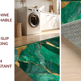 Stylish Gold Accents on Dark Tones(Green)