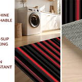 Funky Modern Abstract Glitch Motif(Black)