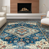 Vintage Floral Elegance in Blue(Blue)