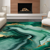 Elegant Swirled Glitter Design(Green)