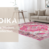 Chic Distressed Ogee Design(Pink)