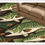 Rustic Earthy Bass Silhouette(Green)