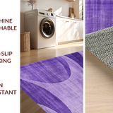 Ultra Soft Area Rug, Non Slip, Stain Resistant, Washable Area Rugs for Living Room, Bedroom, Trendy Luxe Lavender Ensemble(Purple)