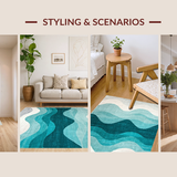 Elegant Subtle Toned Abstract Design(Blue)