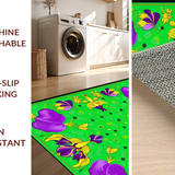 Festive Lobster Iris Motif(Green)