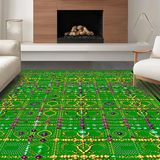 Artful Lattice Bead Composition(Green)