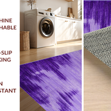 Ultra Soft Area Rug, Non Slip, Stain Resistant, Washable Area Rugs for Living Room, Bedroom, Funky Playful Gradient Design(Purple)
