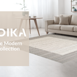 Ultra Soft Area Rug, Non Slip, Stain Resistant, Washable Area Rugs for Living Room, Bedroom, Contemporary Gray Lattice Style(Gray)