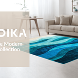 Artistic Blue Tides Visual Theme(Blue)