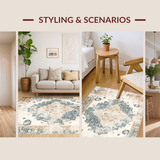 Cozy Earthy Patterned Oasis(Beige)