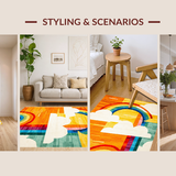 Dynamic Multicolored Arc Composition(Yellow)