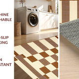 Ultra Soft Area Rug, Non Slip, Stain Resistant, Washable Area Rugs for Living Room, Bedroom, Luxurious Creamy Shag Decor(Beige)