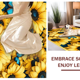 Cozy Earthy Floral Circular Style(Yellow)