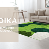 Cozy Shaggy Nature Inspired Texture(Green)