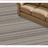 Ultra Soft Area Rug, Non Slip, Stain Resistant, Washable Area Rugs for Living Room, Bedroom, Stylish Natural Fiber Rustic Vibe(Gray)
