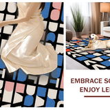 Elegant Black and White Statement(Blue)