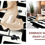 Chic Graphical Stringed Instrument Design(Black)