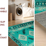 Elegant Geometric Teal Hues(Green)