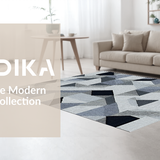 Ultra Soft Area Rug, Non Slip, Stain Resistant, Washable Area Rugs for Living Room, Bedroom, Sleek Neutral Palette Linear Arrangement(Gray)