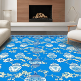 Vibrant Coastal Ginger Jar(Blue)
