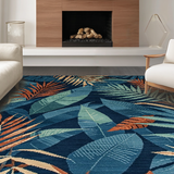 Elegant Botanical Tiled Aesthetic(Blue)