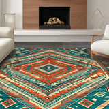 Rustic Patterned Elegance Statement(Blue)