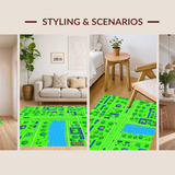 Colorful Town Layout Activity(Green)