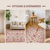 Retro Round Floral Influence(Ivory)