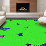 Delicate Leafy Green Butterfly Aesthetic(Green)