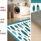 Coastal Aqua Graphic Motif(Blue)