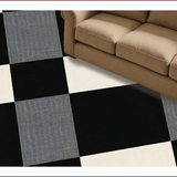 Contemporary Striped Contrast Motif(Black)
