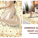 Refined Beige Textured Swirl Design(Beige)