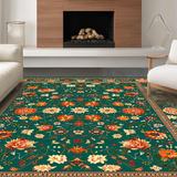 Stylish Textured Coastal Motif(Green)